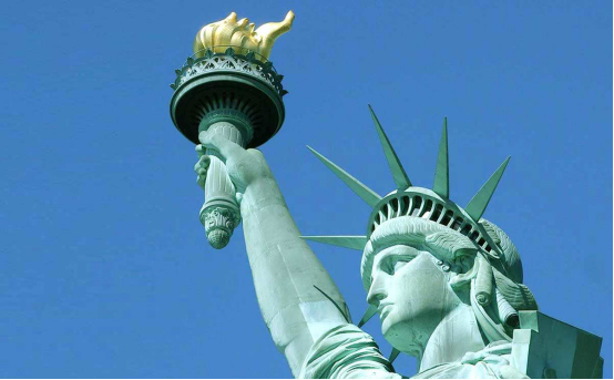 An American cultural landmark that symbolizes freedom and hope